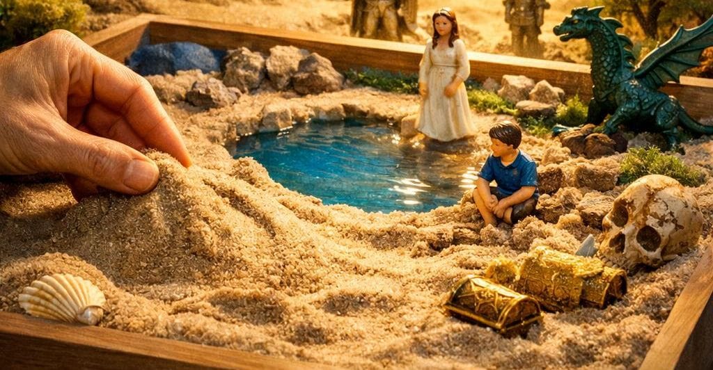 Sandplay Therapy sau Jocul la lada cu nisip