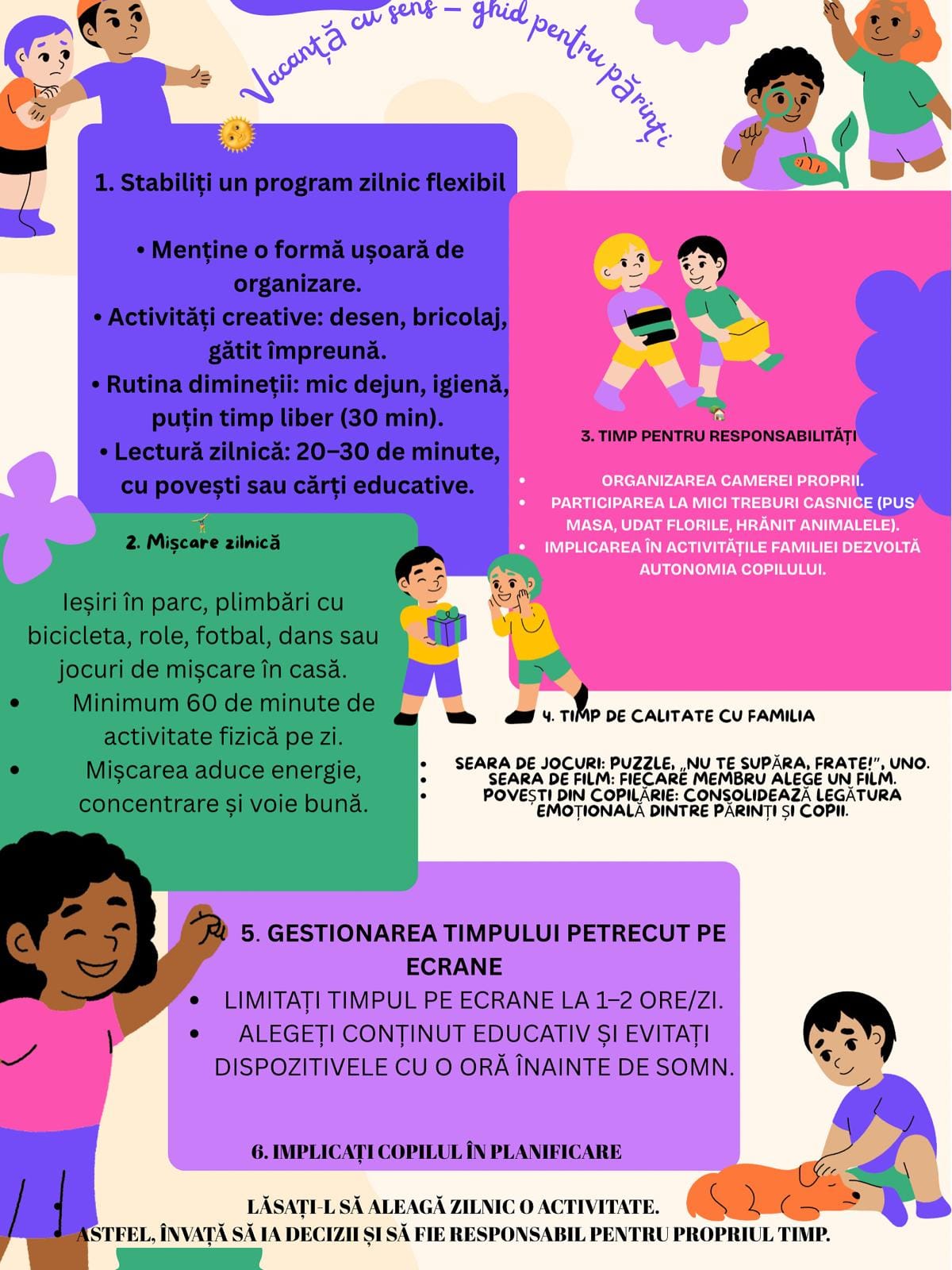 Ce facem în vacanță?