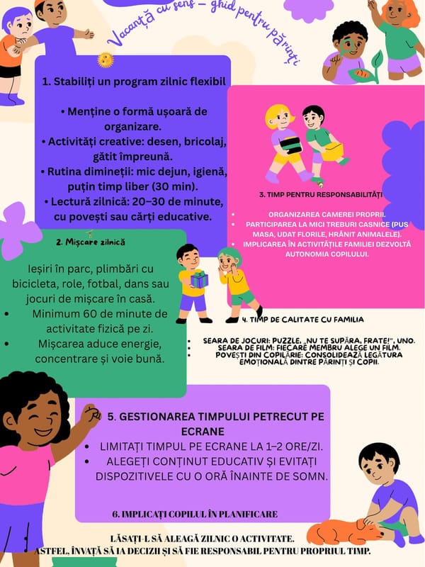 Ce facem în vacanță?